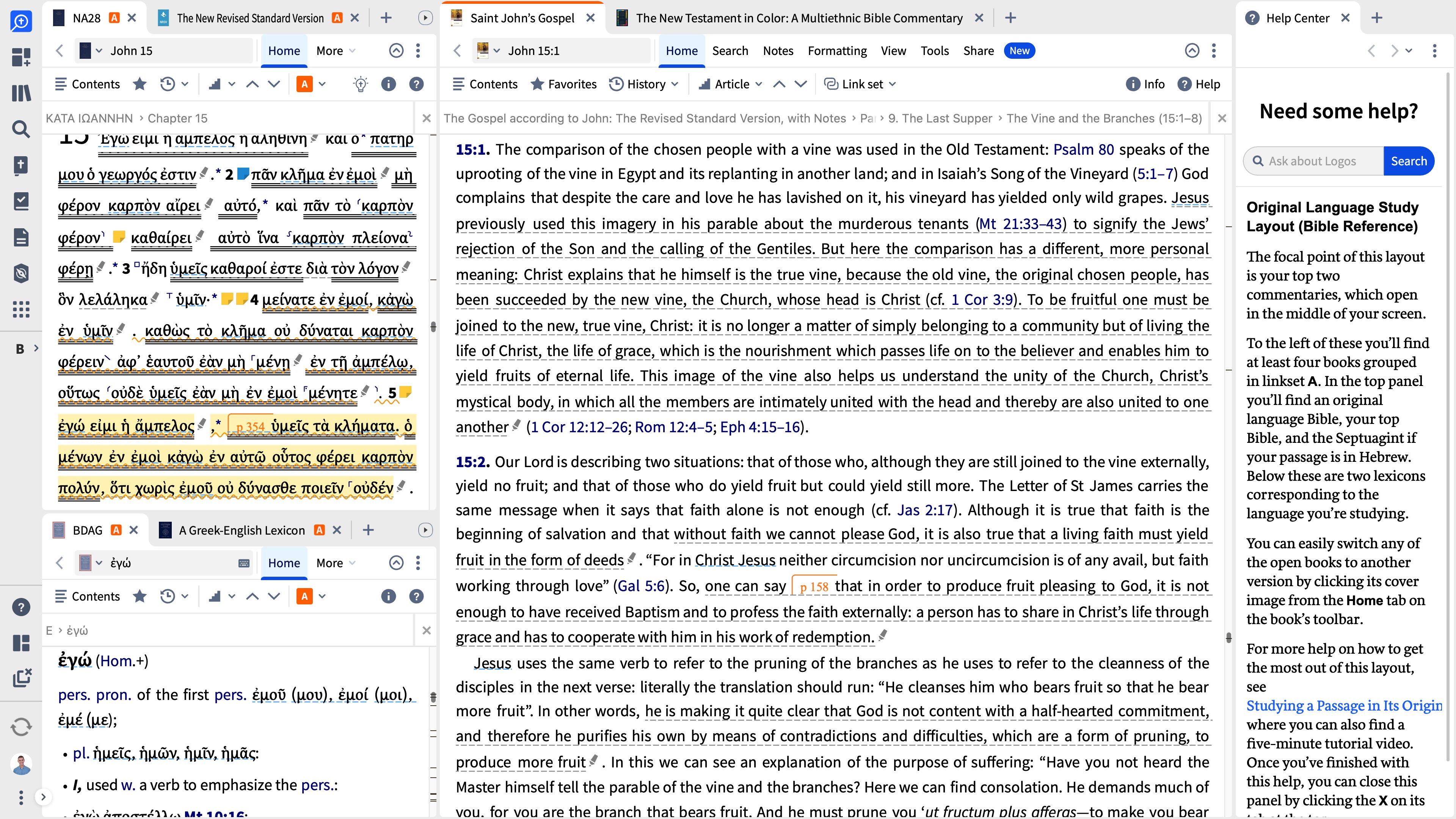 Bible Reference - Original Language