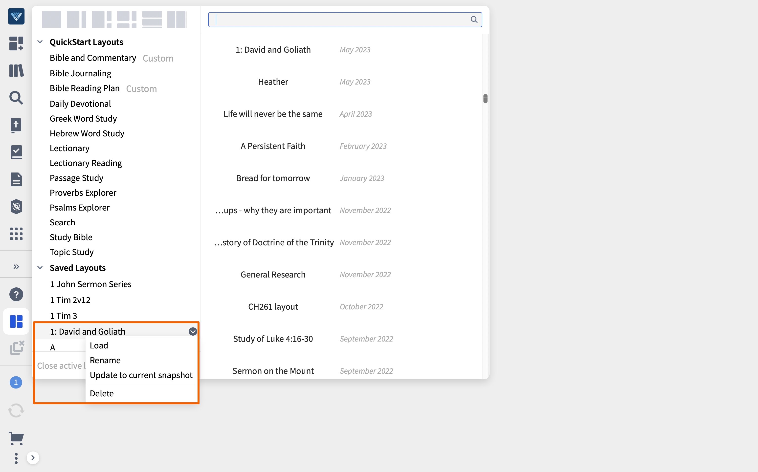 Engage With Verbum Layout