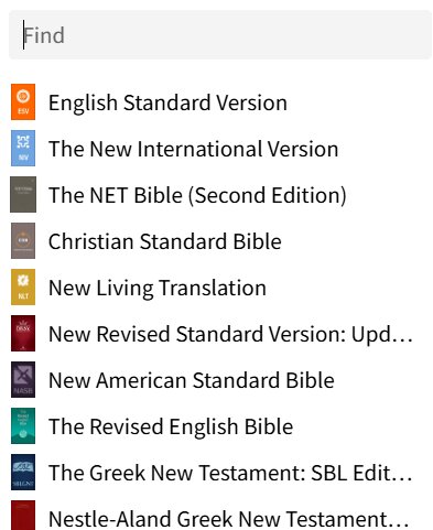 Top Bible Translations