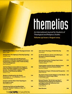 Themelios: Volume 49, No. 2, August 2024