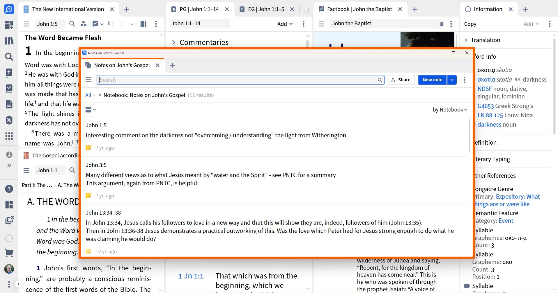 Floating Notes Tool