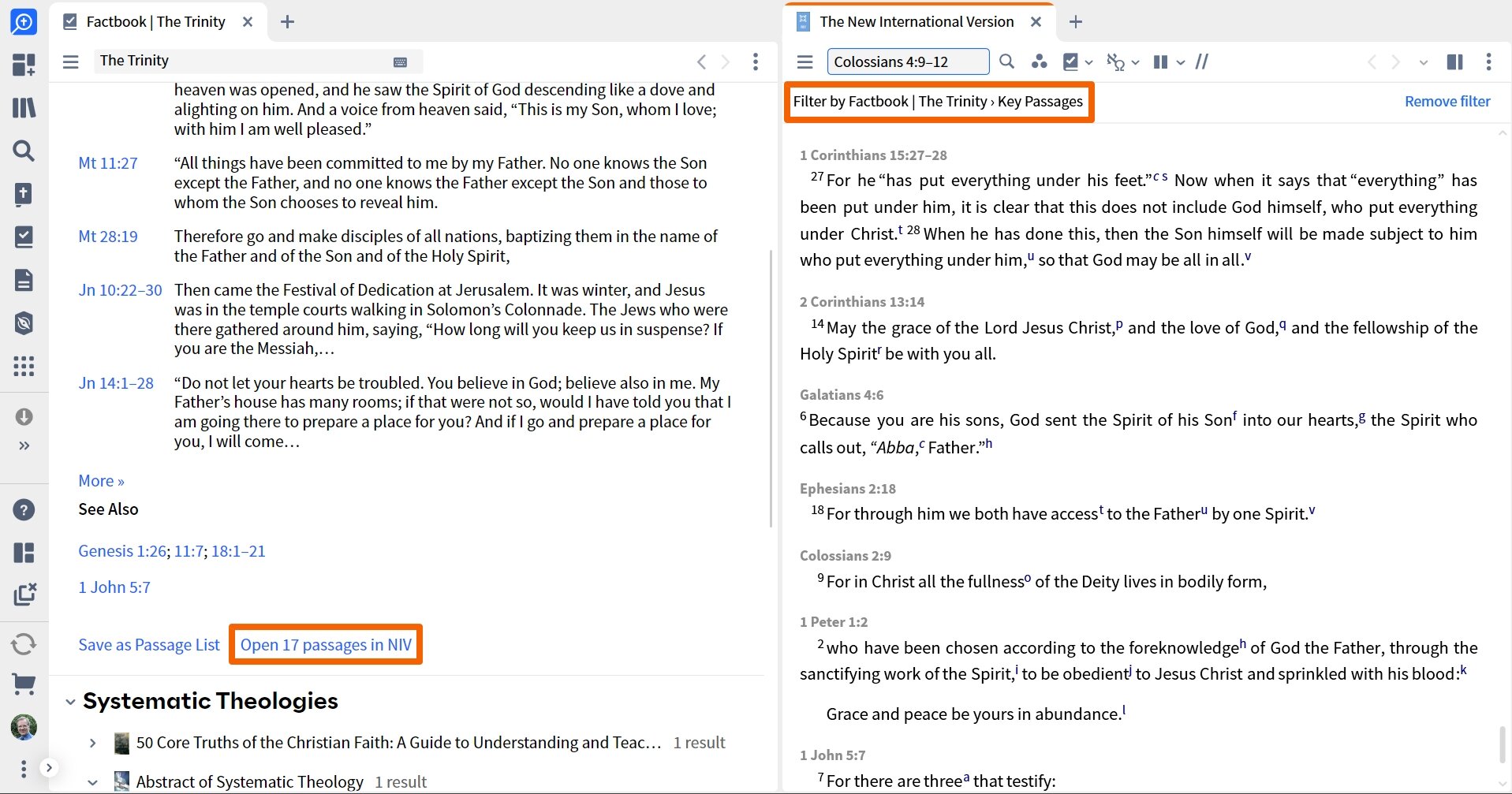 Factbook Topic - Key Passages