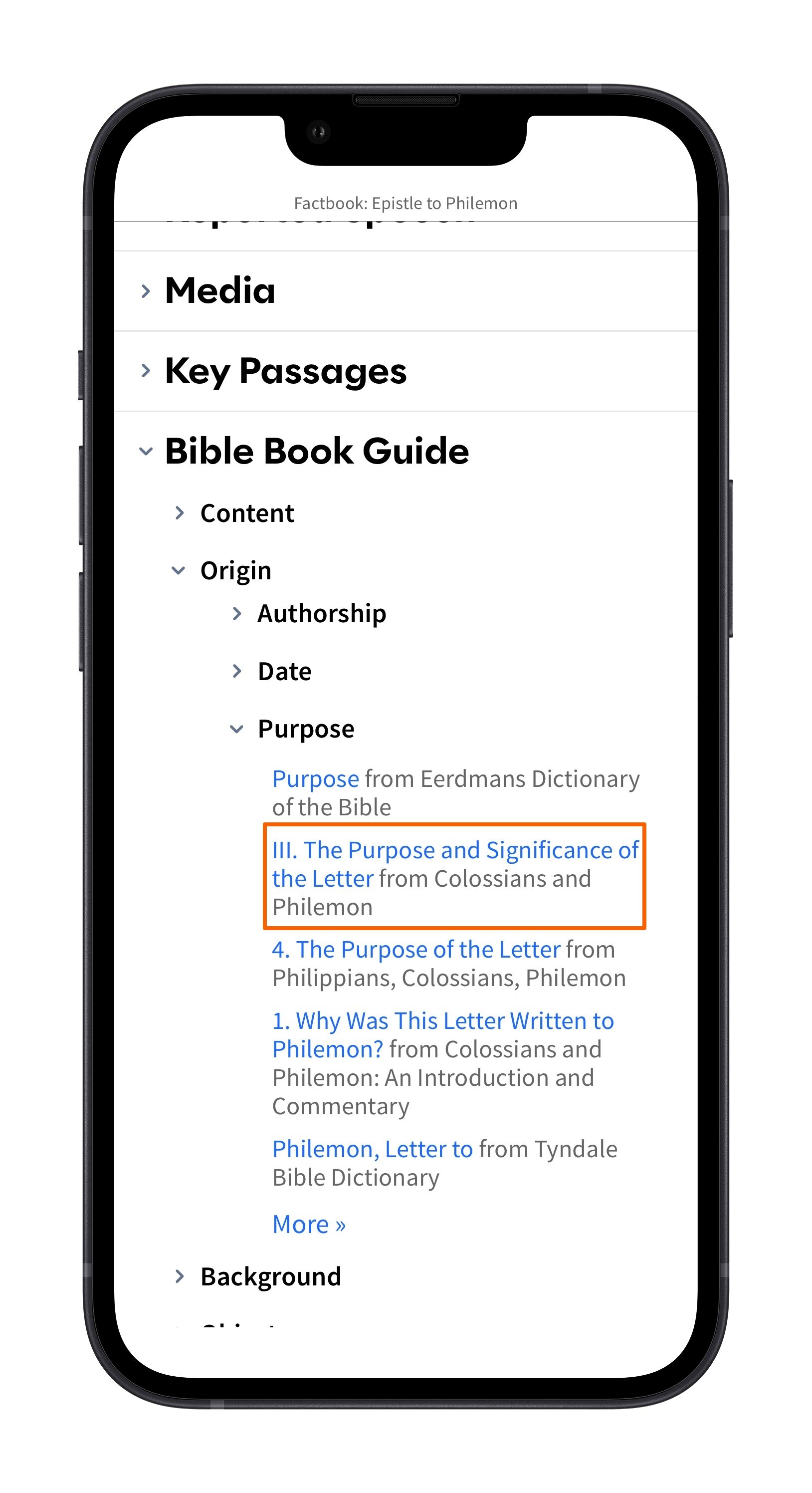 Mobile Factbook Book - Select BBG Item
