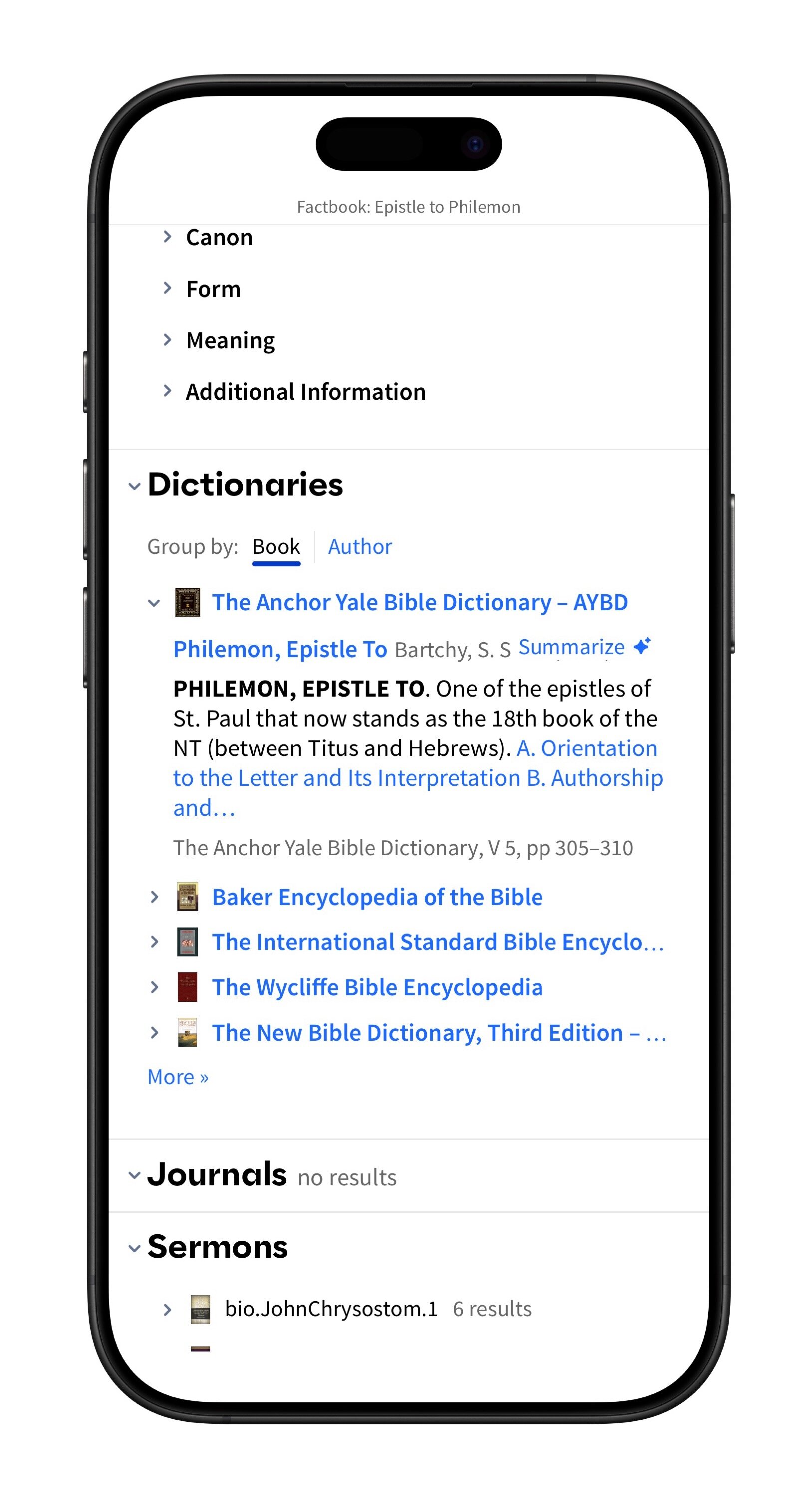 Mobile Factbook Book - Select Dictionary