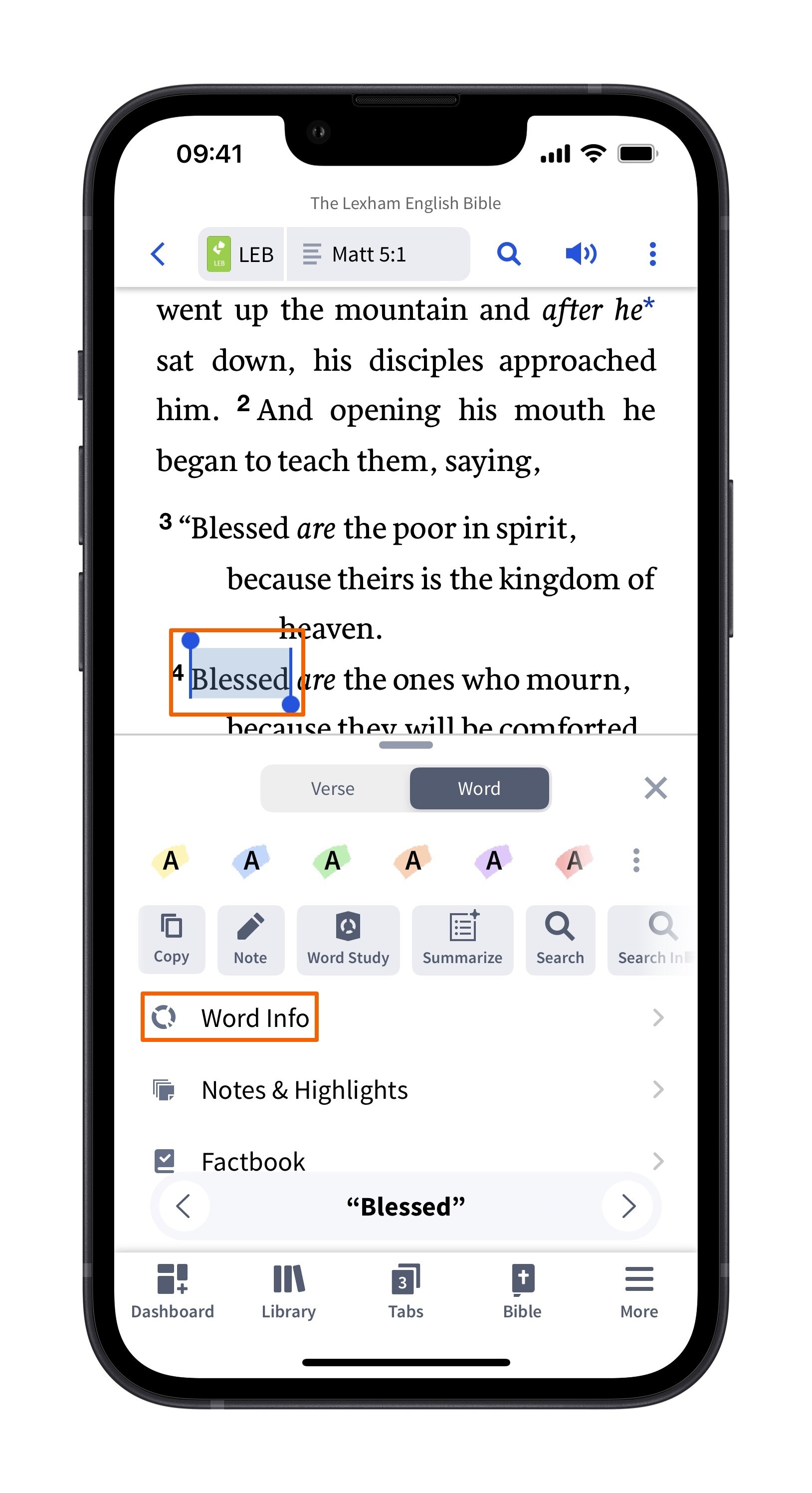 Mobile Factbook OL - Lookup Word