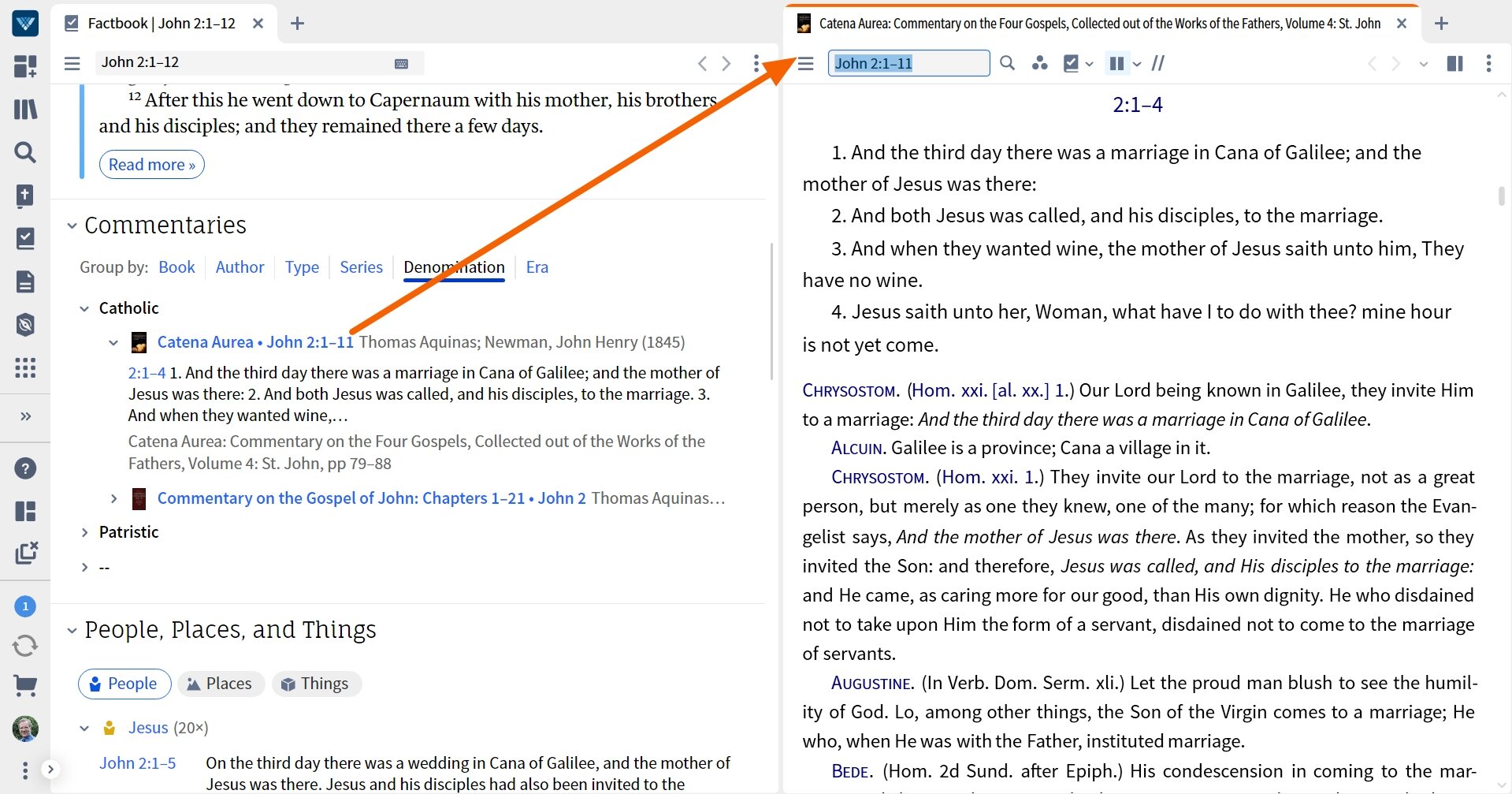 Verbum Factbook - Commentaries