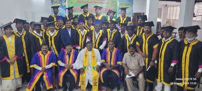 Convocation Ceremony Tenali, Andhra Pradesh, South India, Amaravarthi plots