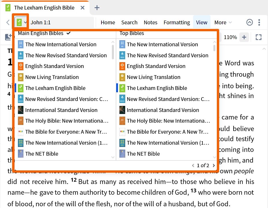 Dynamic Toolbar - Change Books
