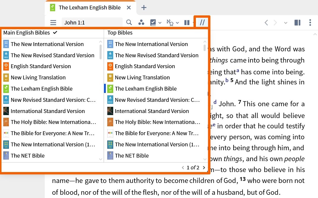 Resource Dynamic Toolbar - Change Books