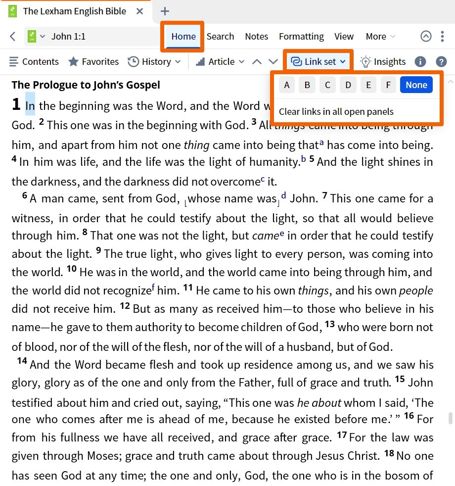 Dynamic Toolbar - Linkset Controls