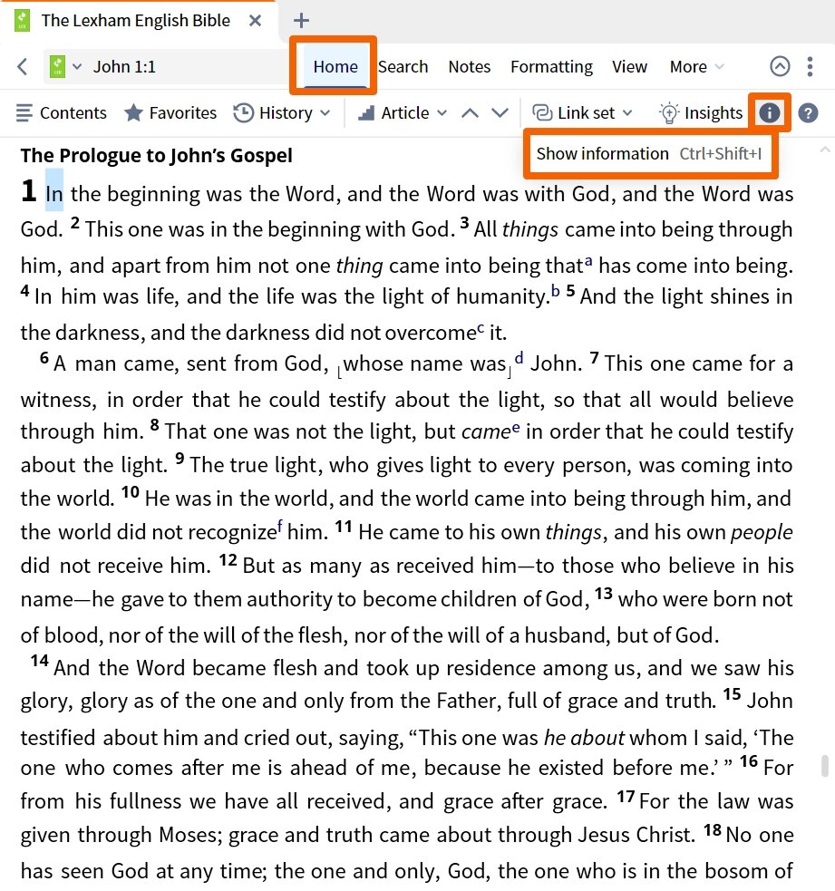Dynamic Toolbar - Show Information