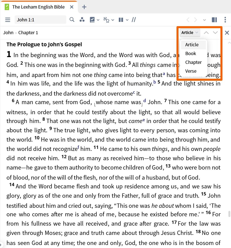 Resource Toolbar - Scroll Location