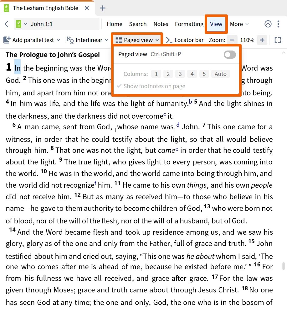 Dynamic Toolbar - Columns