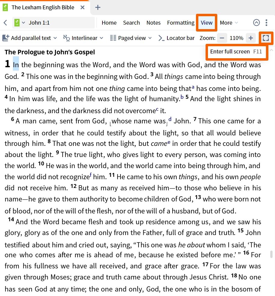 Dynamic Toolbar - Full Screen