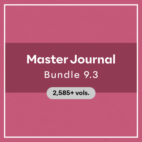 Master Journal Bundle 9.3 (2,585+ vols.)