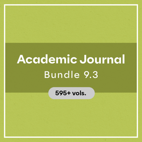 Academic Journal Bundle 9.3 (595+ vols.)