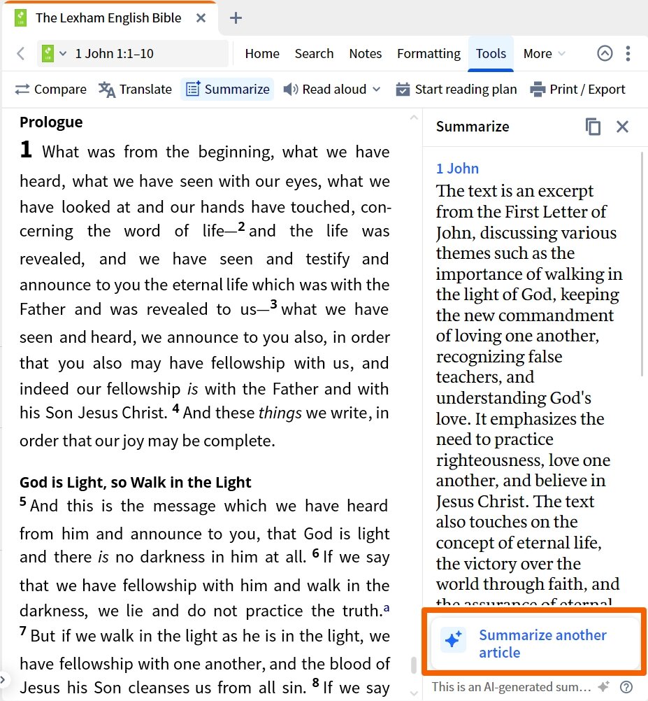 Summarize Another Article