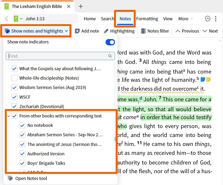 Dynamic Toolbar - Notes And Highlights (Corresponding)