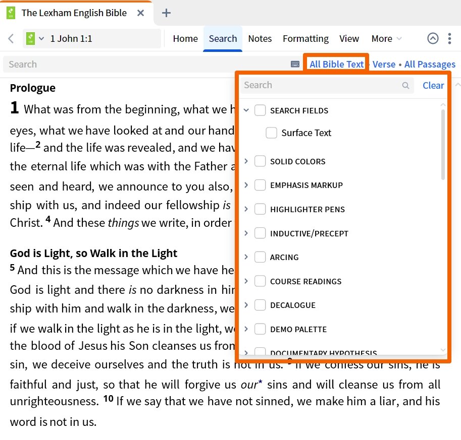 Verbum Inline Search Fields Picker