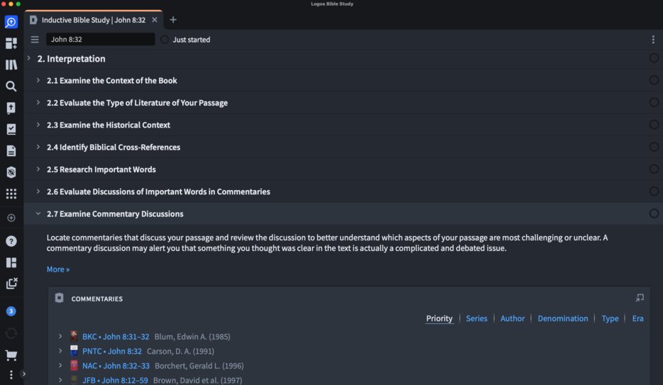 Inductive Bible Study Workflow