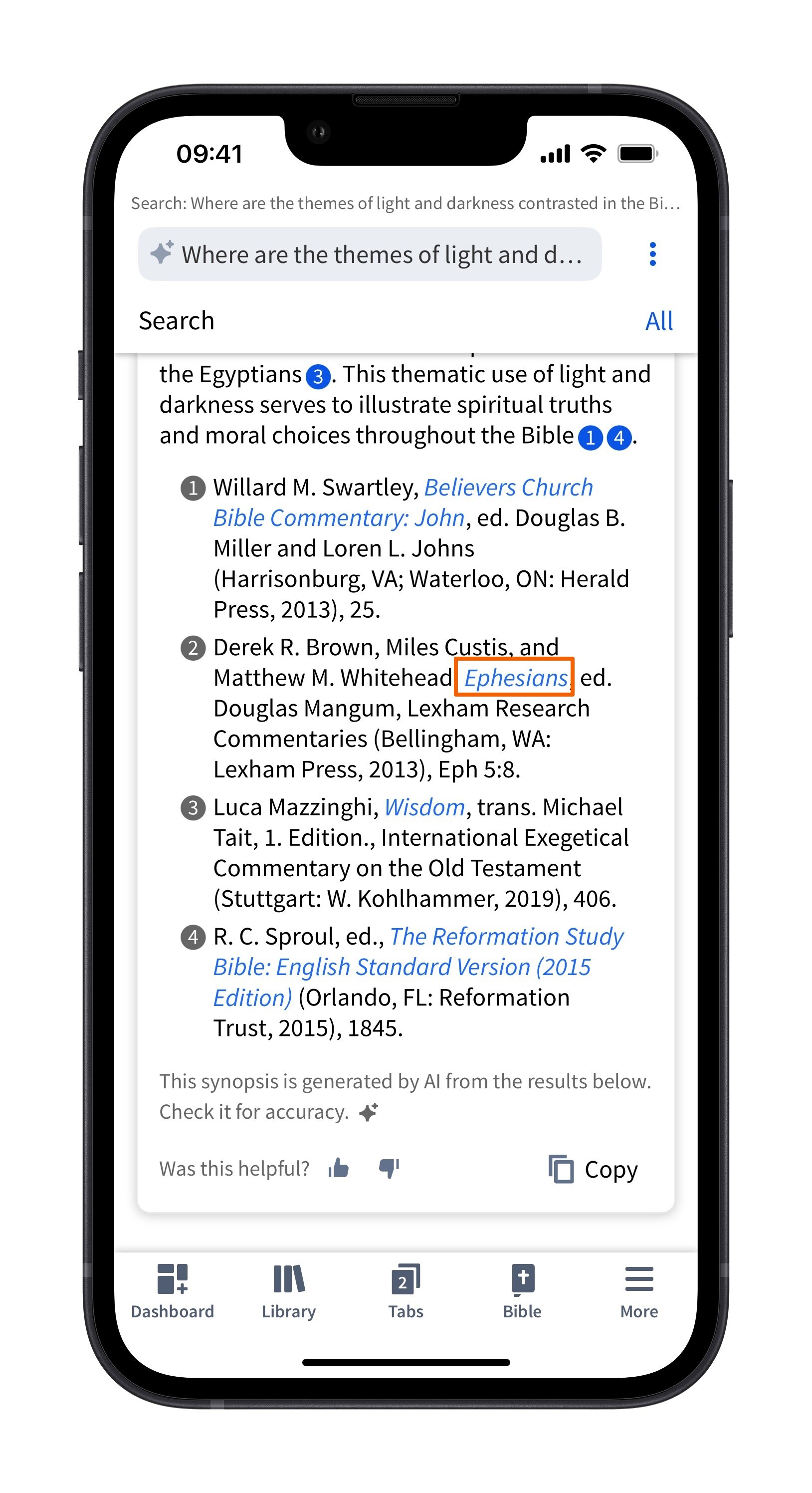 Mobile Synopsis Select Linked Article