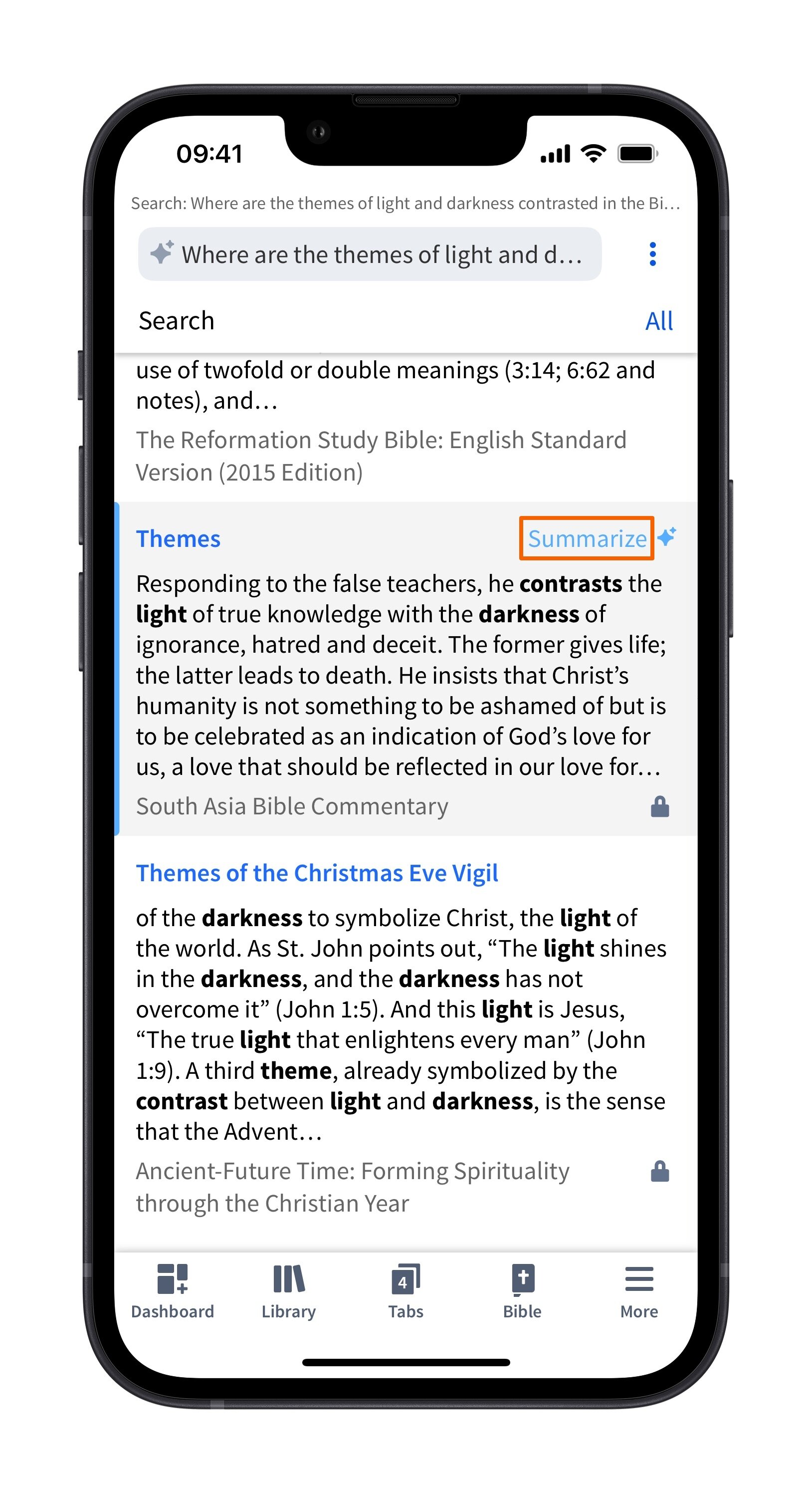 Mobile - Summarize Locked Article