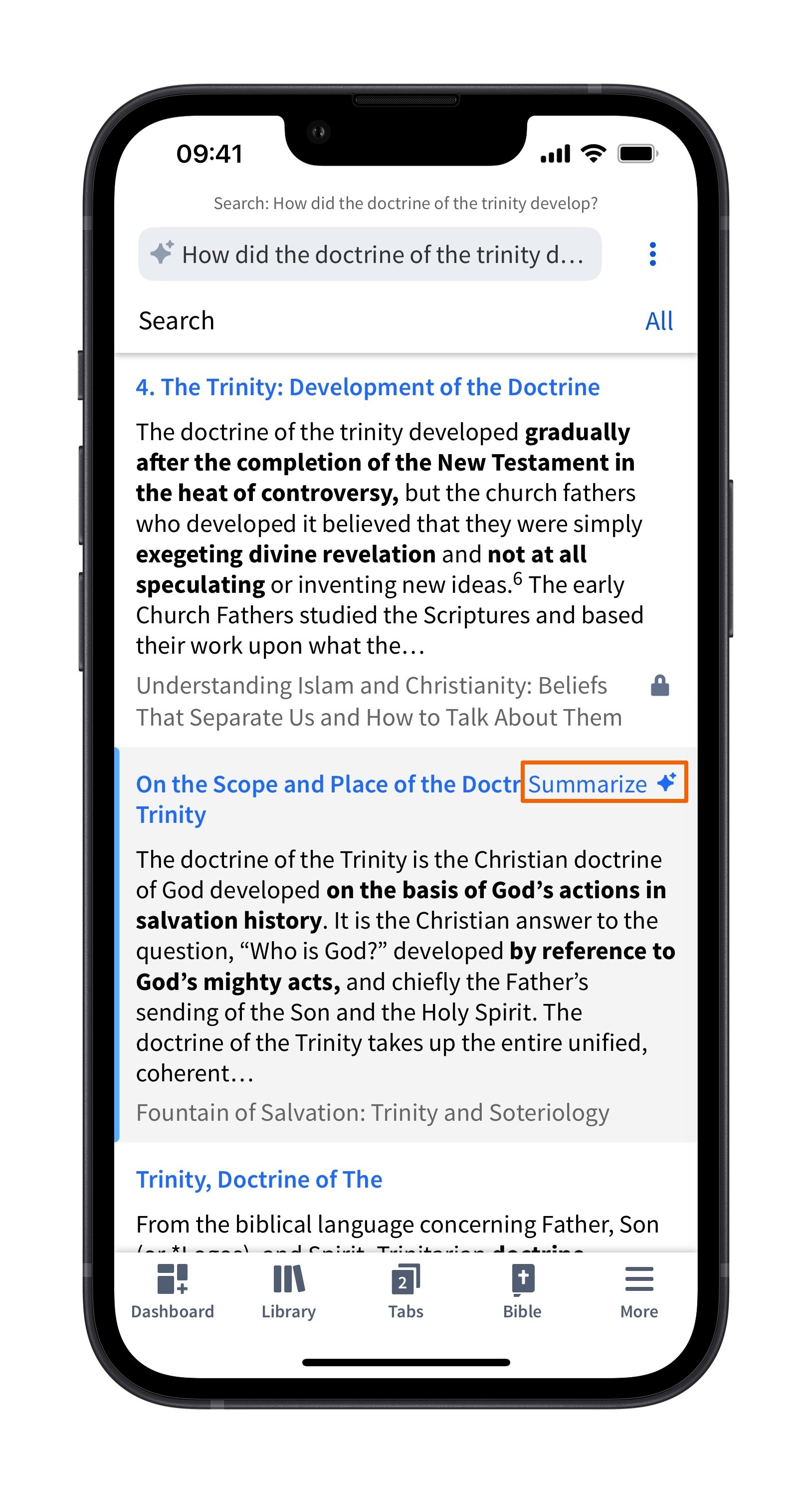 Mobile Summarize Search Result
