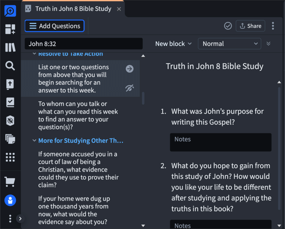 Bible Study Builder