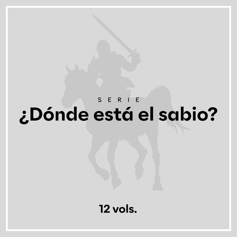 Serie ¿Dónde está el sabio? (12 vols.)