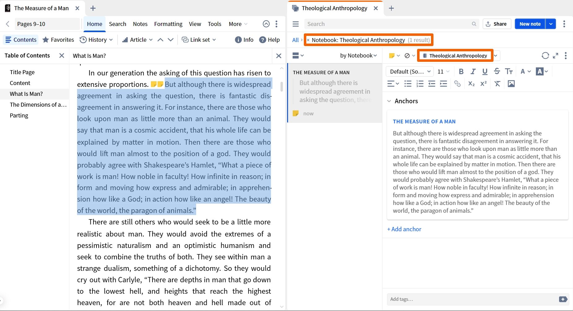 Create Note In Notebook