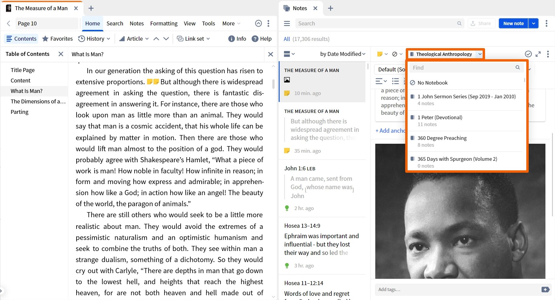 Assign A Note To A Notebook
