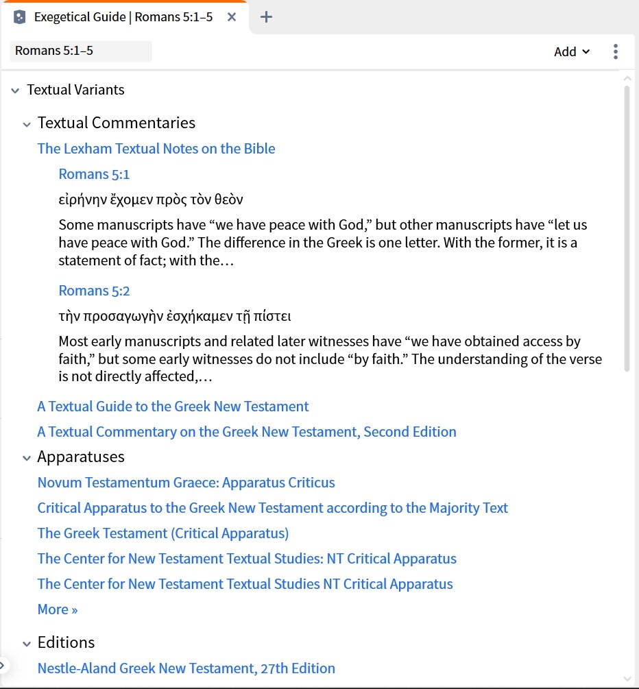 EG Textual Variants