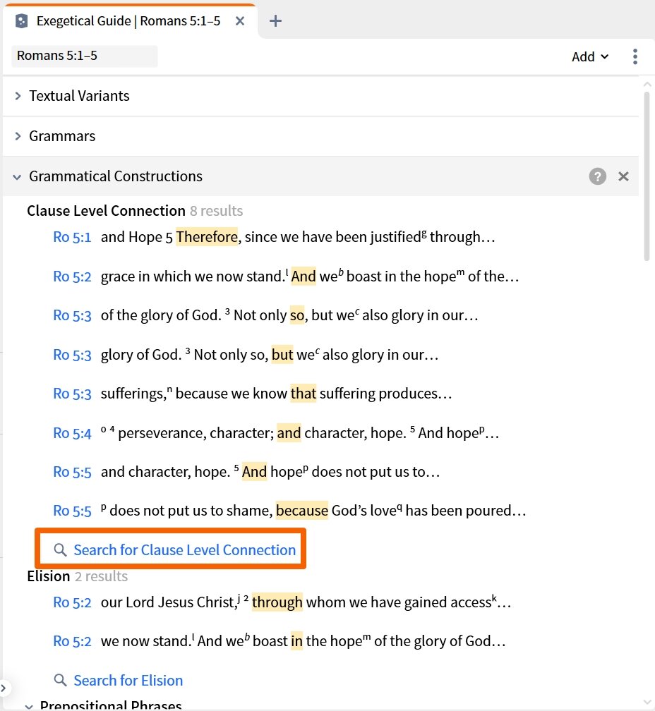 EG Grammatical Construction