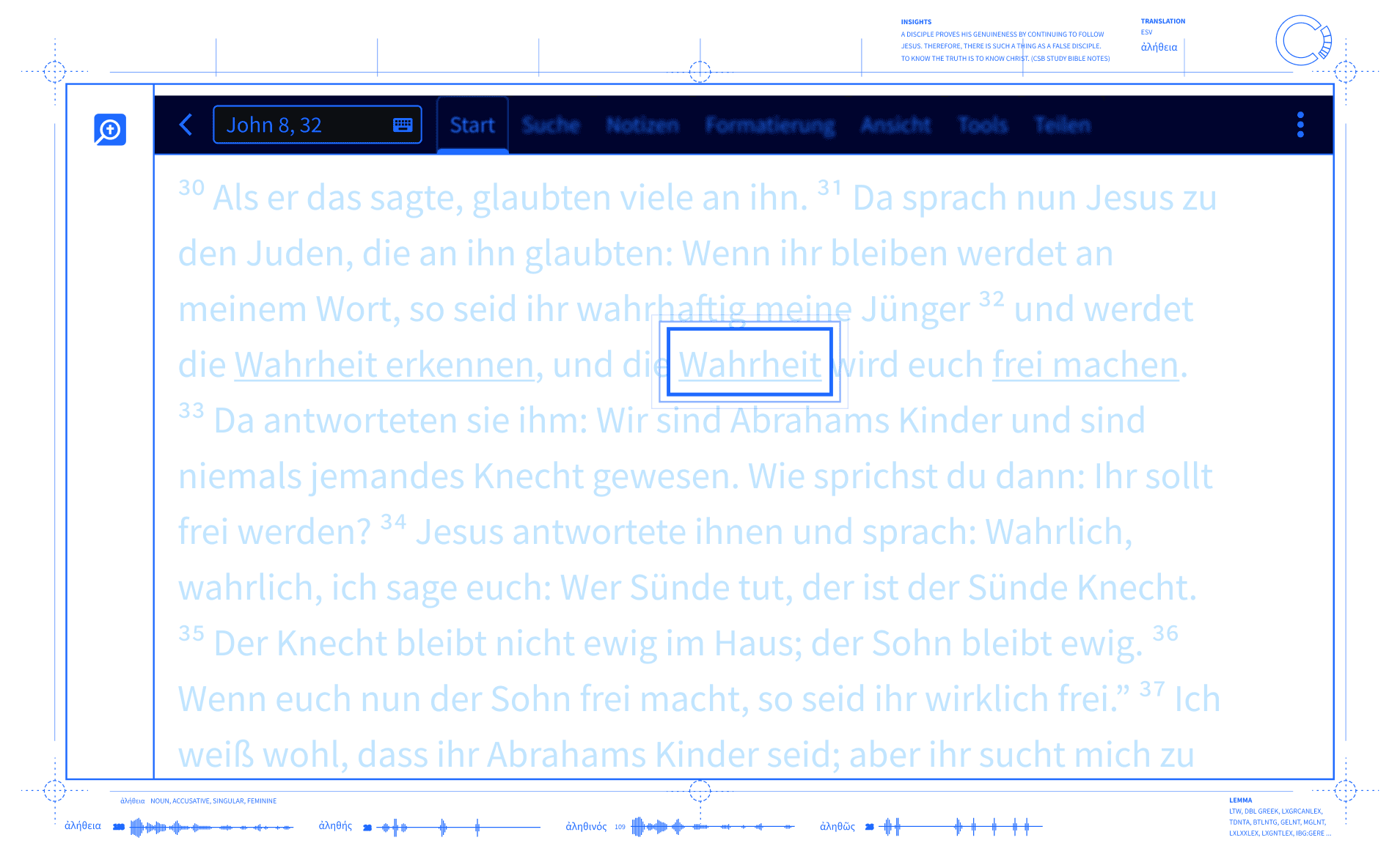 Logos 10 Biblical Intertextuality screen shot