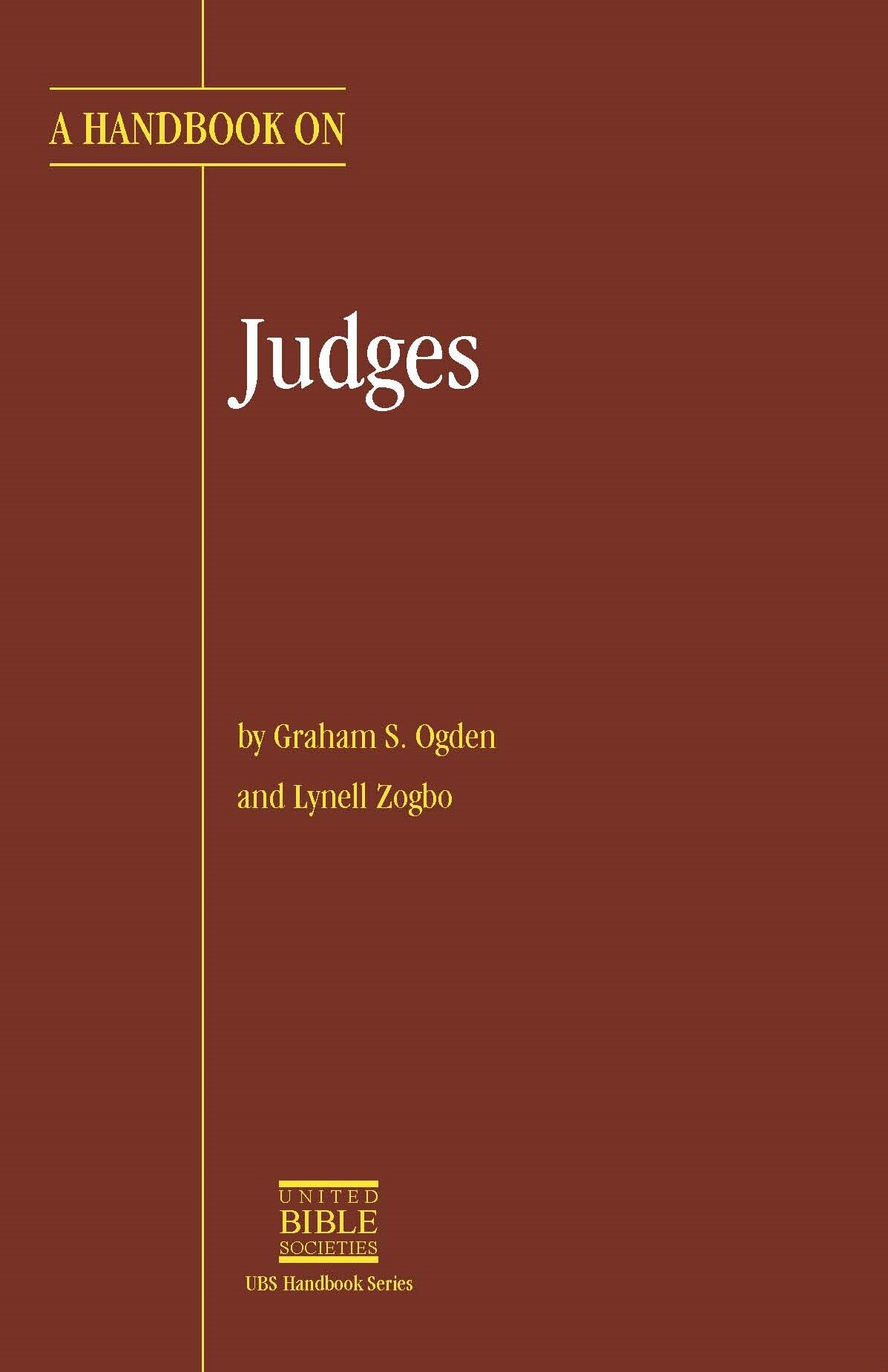 A Handbook on Judges (UBS Handbook Series)