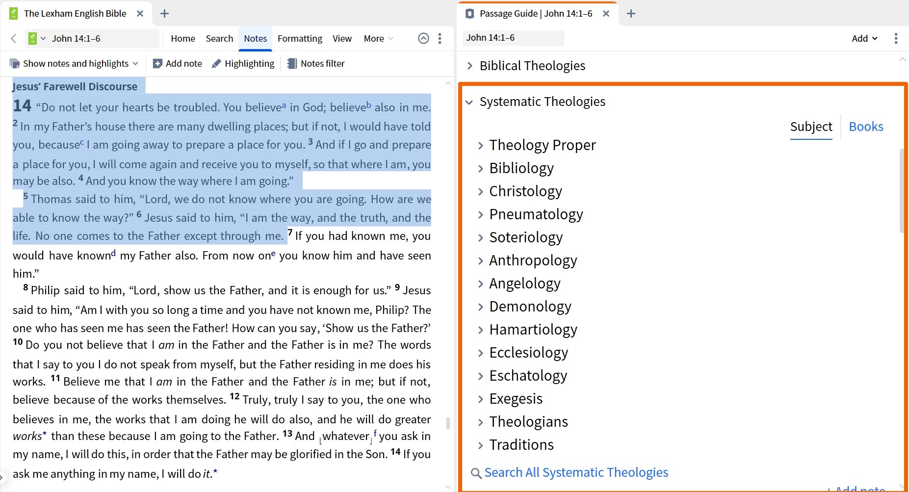 PG - Systematic Theologies