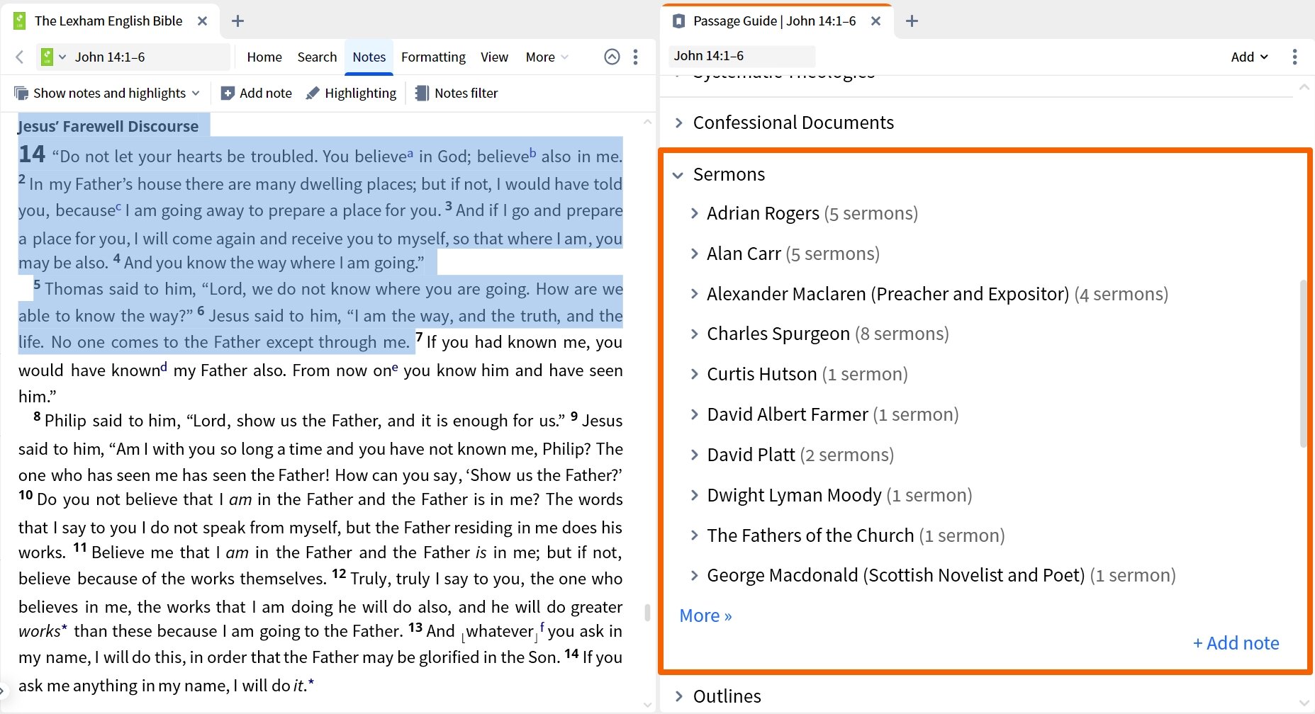 PG - Sermons