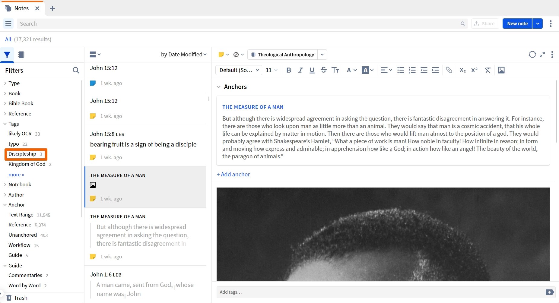 Filter Notes By Tag