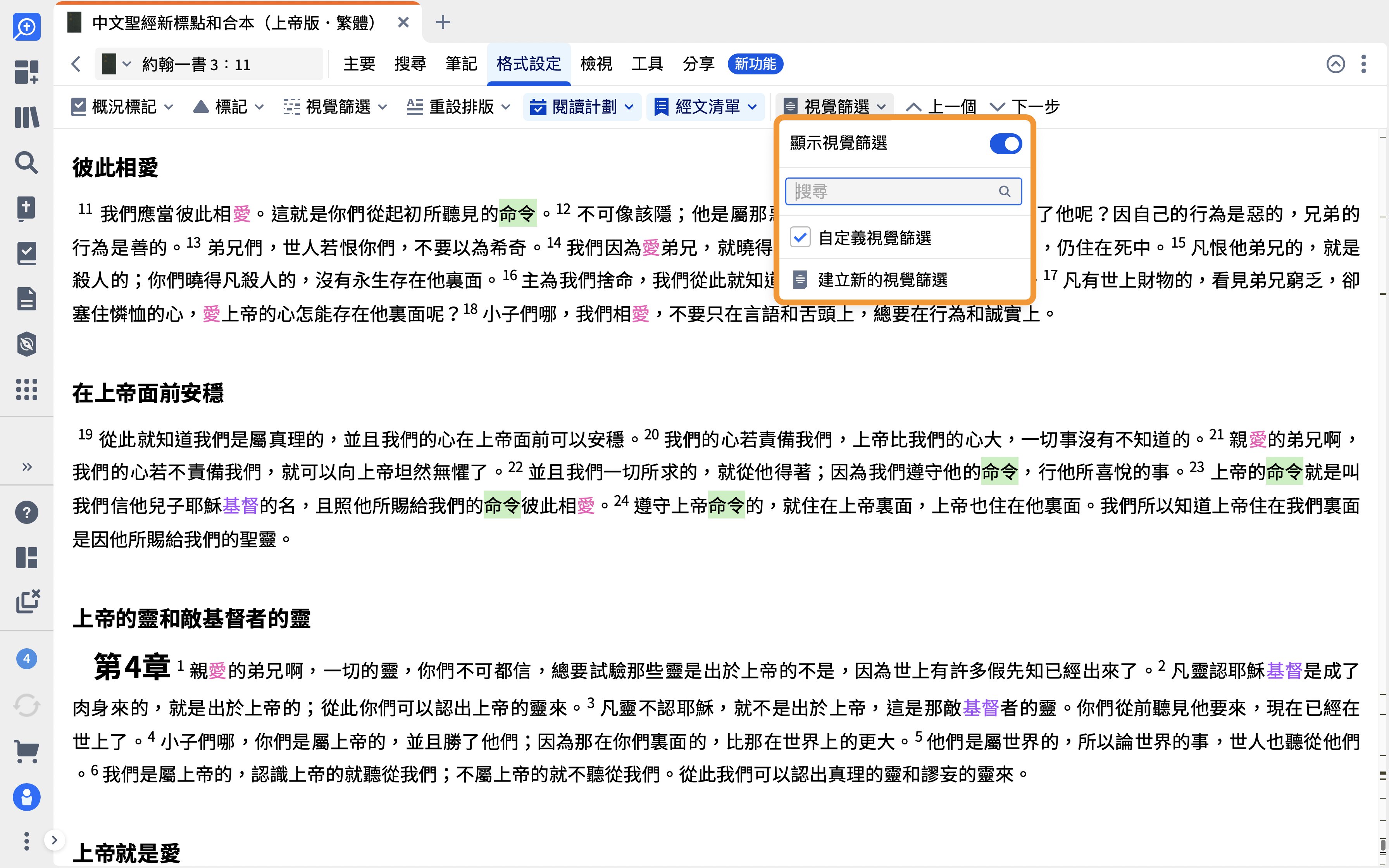 Figurative Language Visual Filter