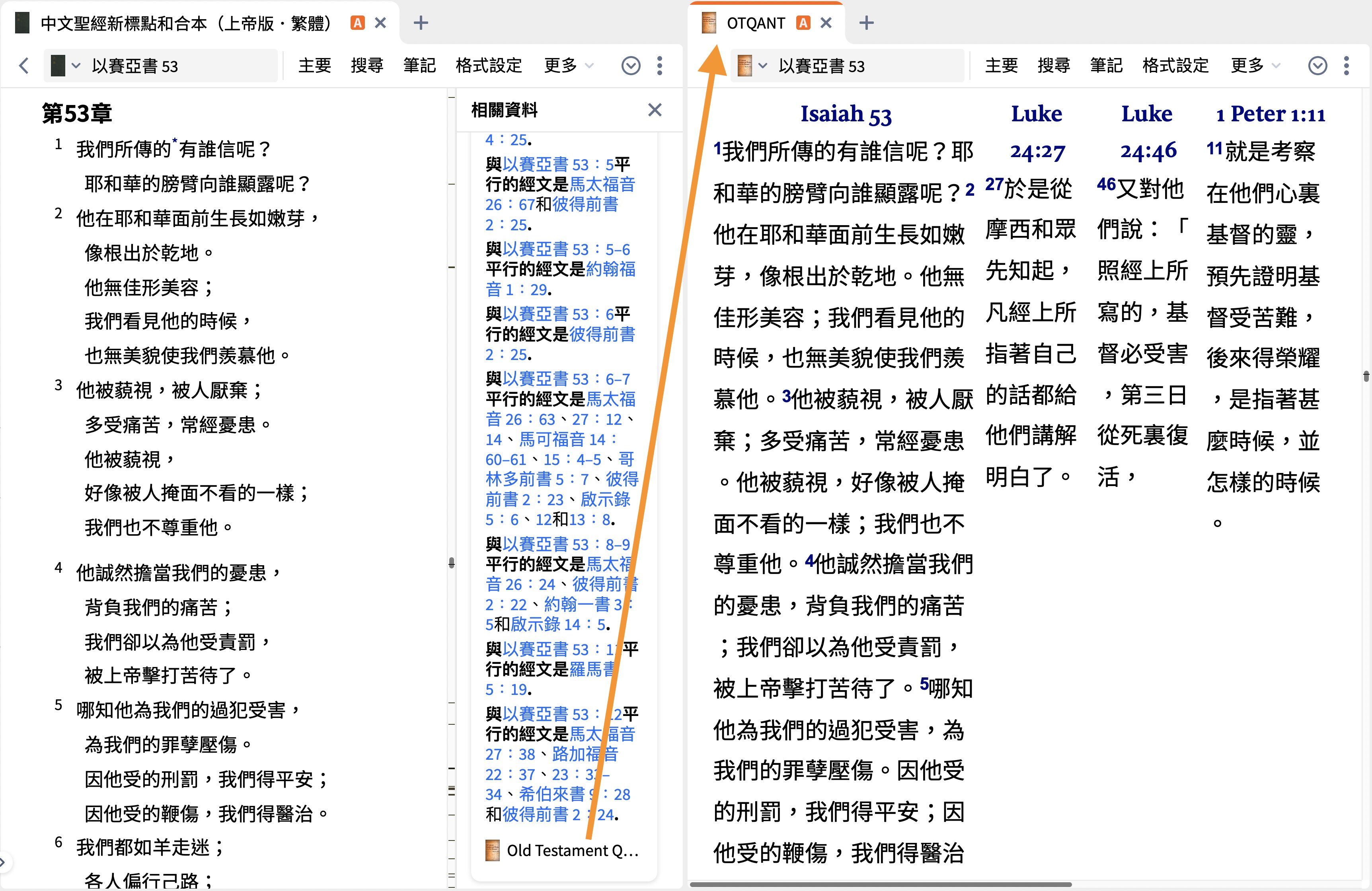 Related Passages In Insights Sidebar