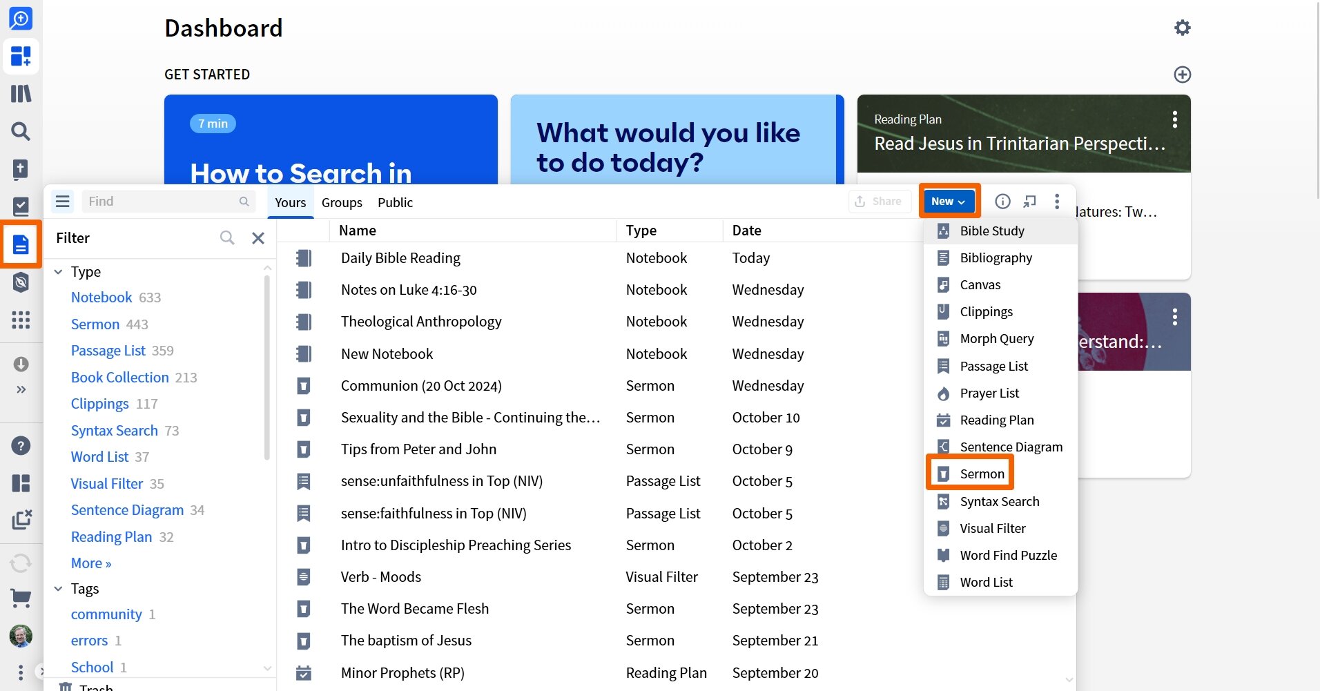 Create Sermon Doc For Template