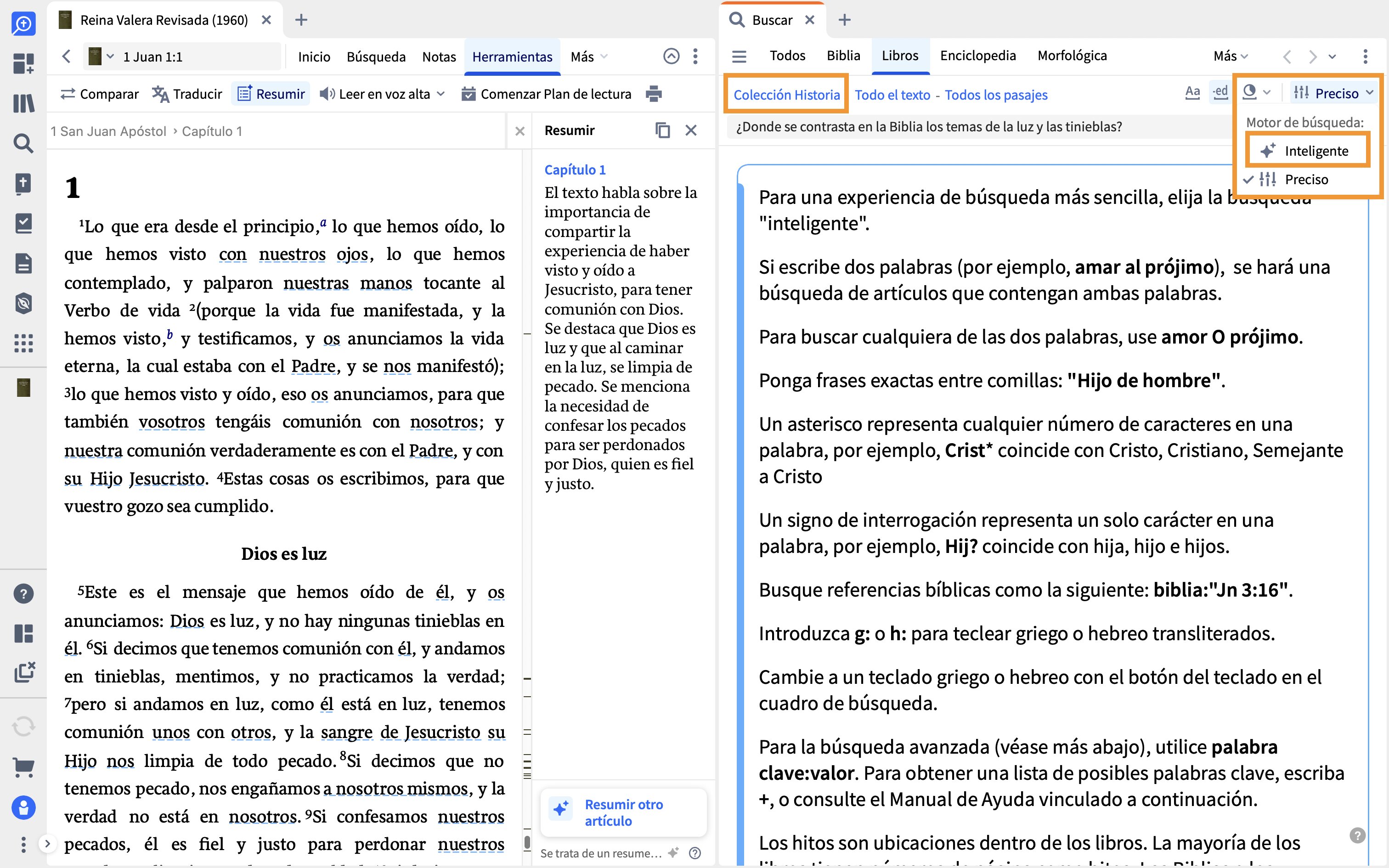 Specify Smart Books Search