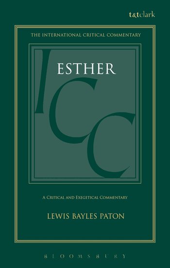 Esther (International Critical Commentary | ICC)