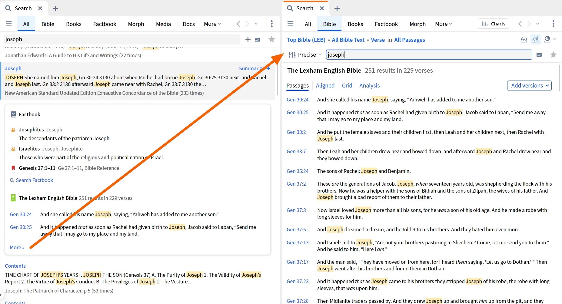 All Search Search Results With Linked Bible Search