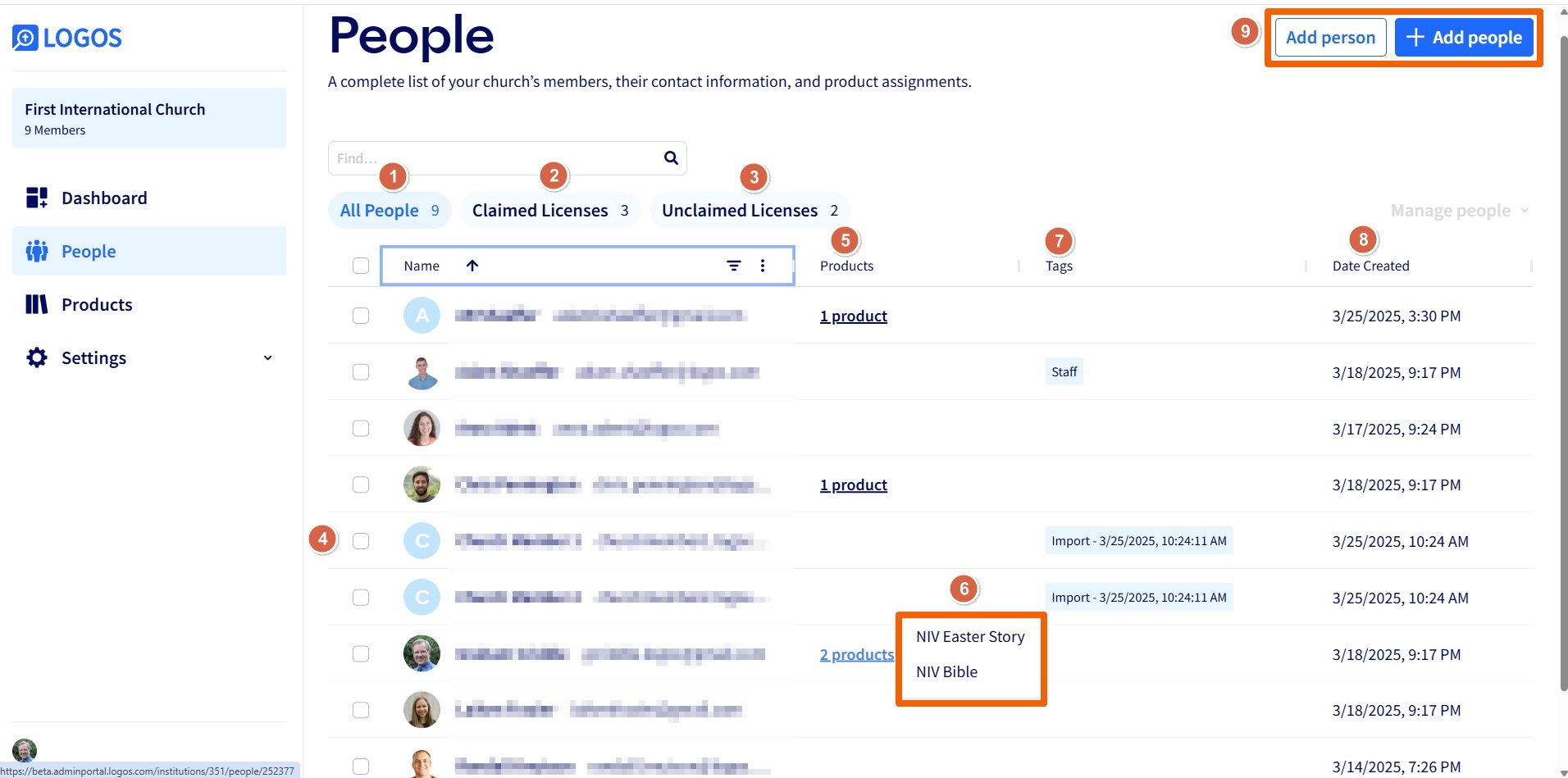 L4C - People Tab