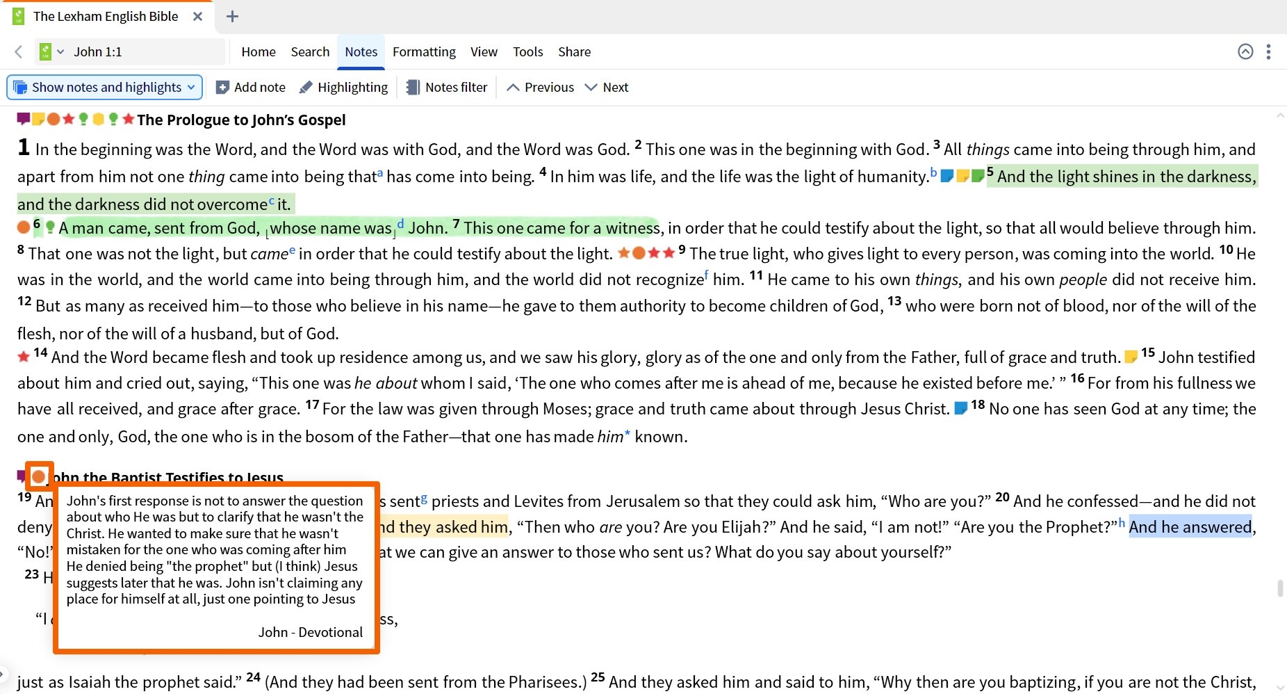 Using Notes And Highlights