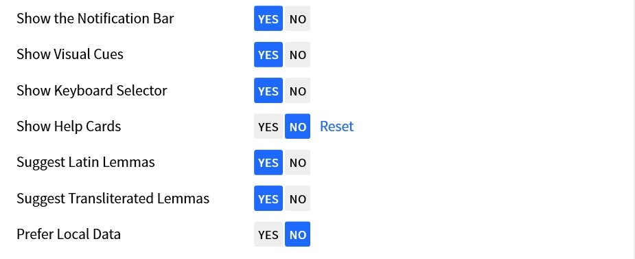 Program Settings - Notification Bar To Prefer Local Data