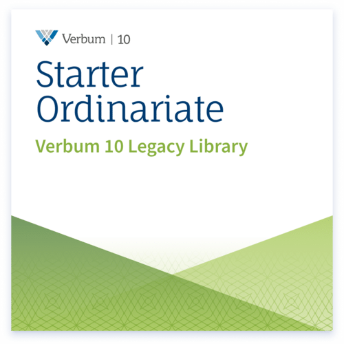 Verbum 10 Ordinariate Starter Legacy Library