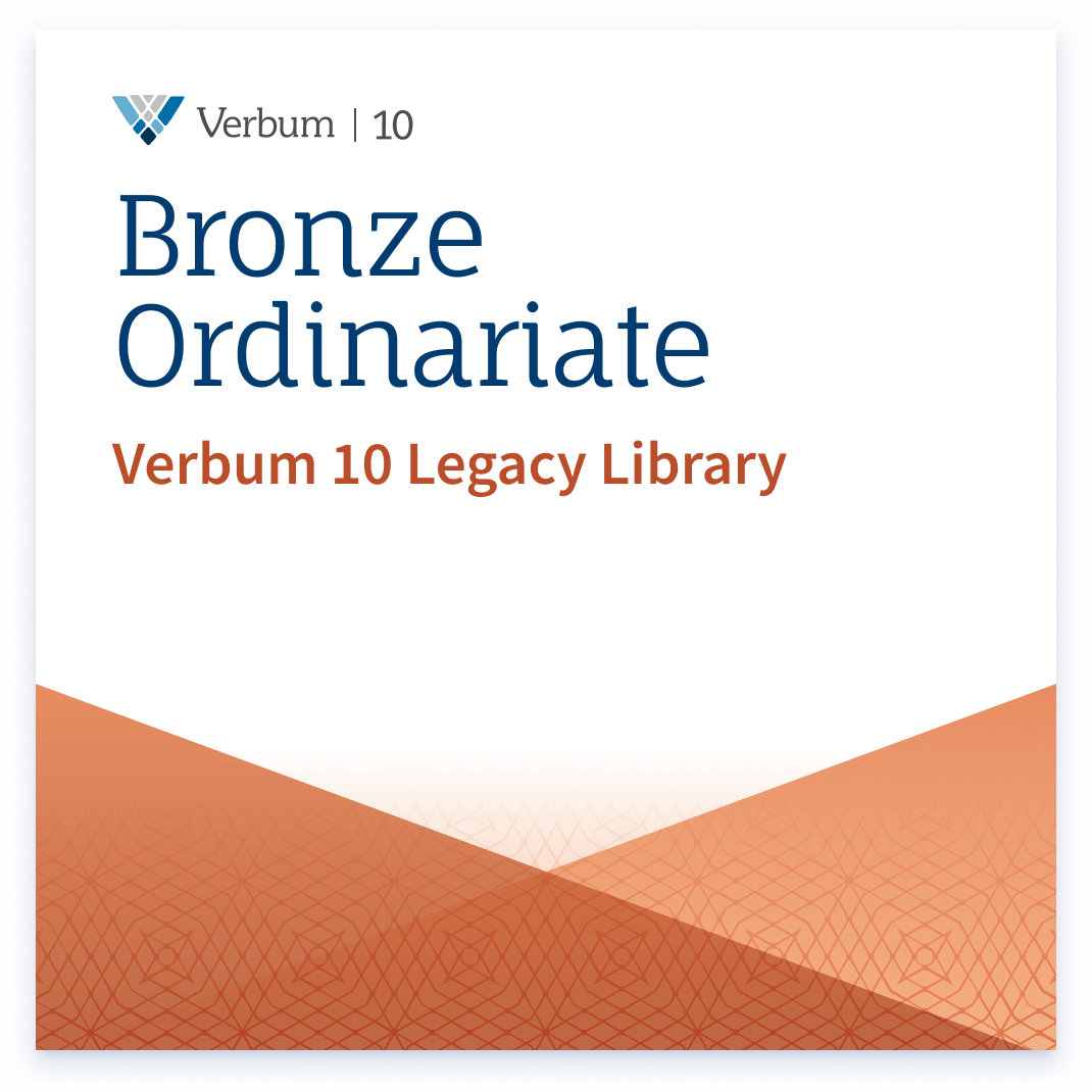 Verbum 10 Ordinariate Bronze Legacy Library