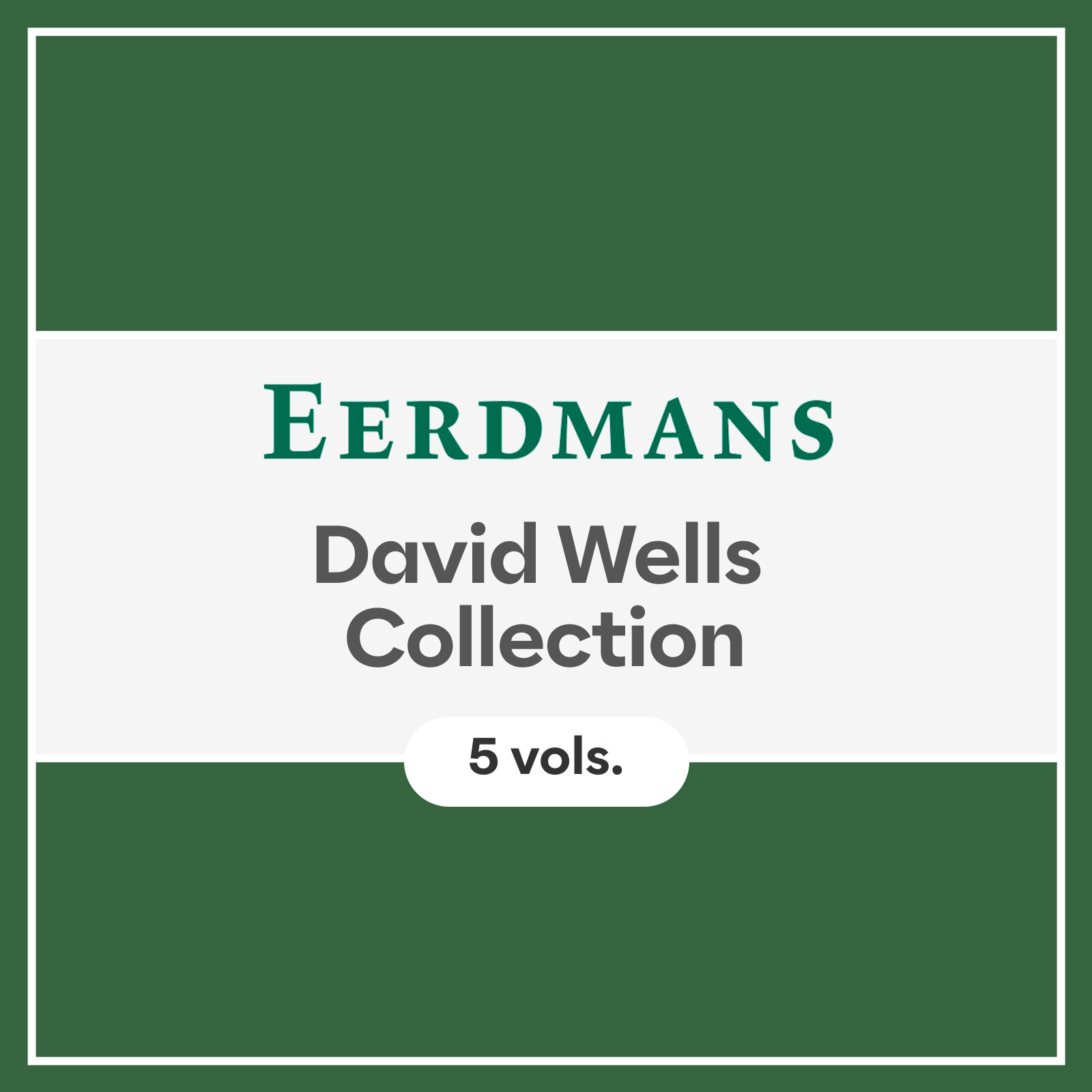 David Wells Collection (5 vols.)